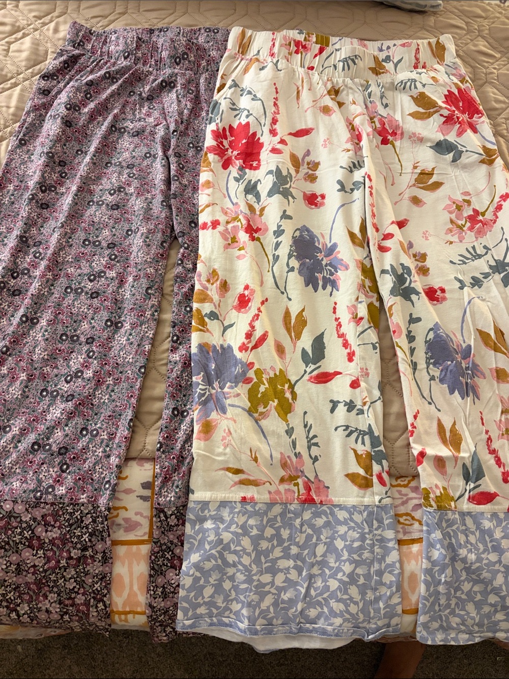Pact women’s sleepwear pants in lot of 2 size medium 100% organic cotton